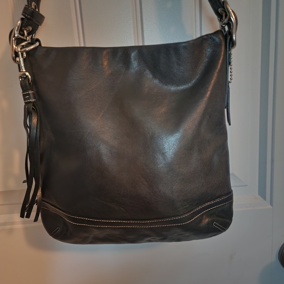 All leather coach crossbody - Picture 5 of 10